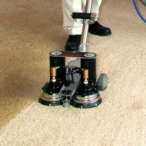 Carpet Cleaning with rotovac