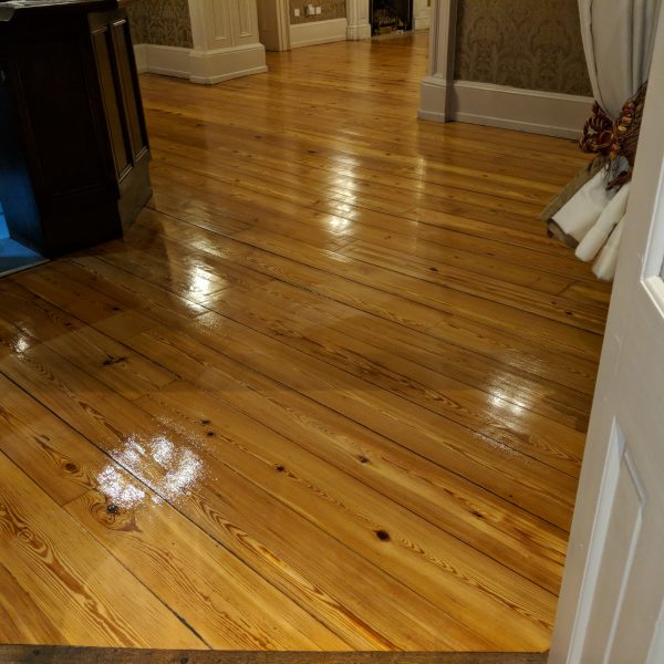 Corick House Wooden Floor After