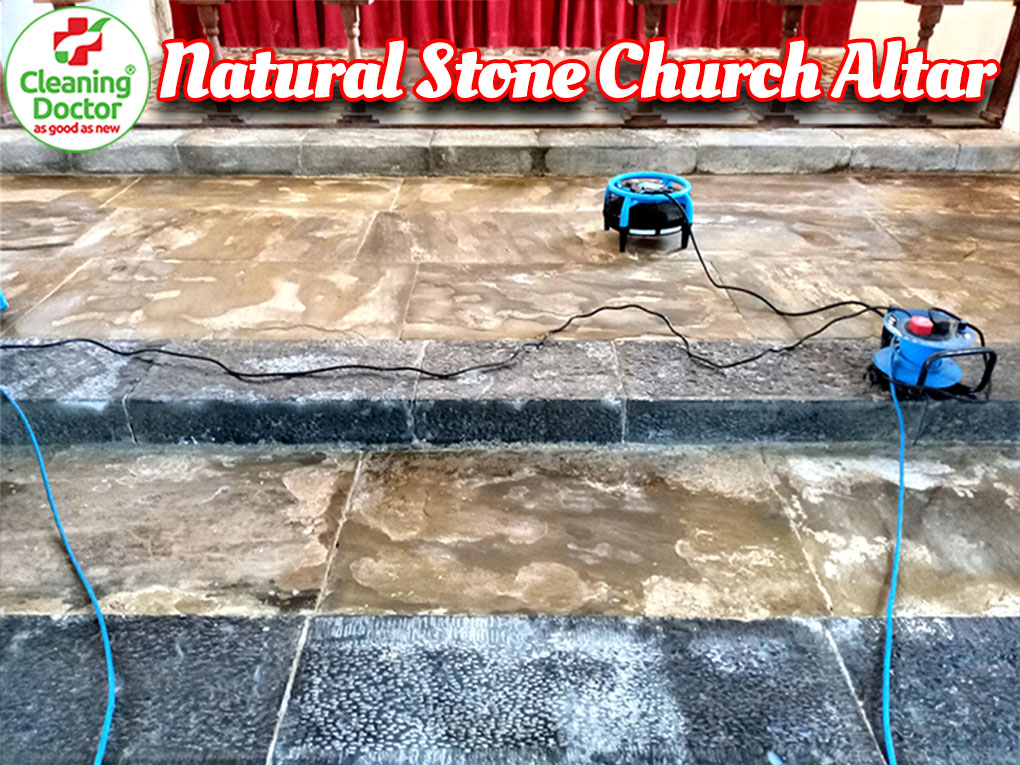 Cleaning Doctor Natural Stone, Church Altar