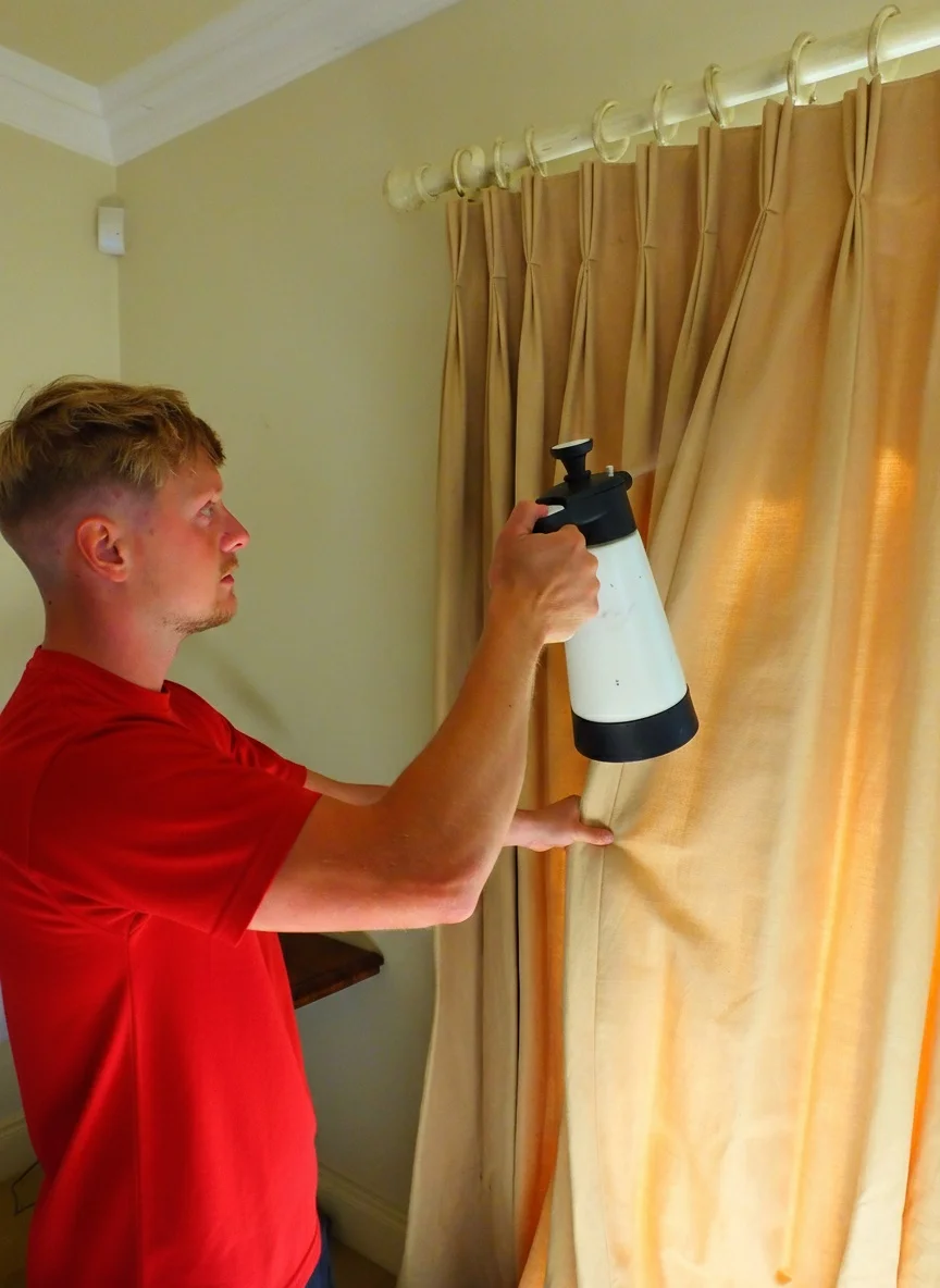 In-Situ Curtain Cleaning